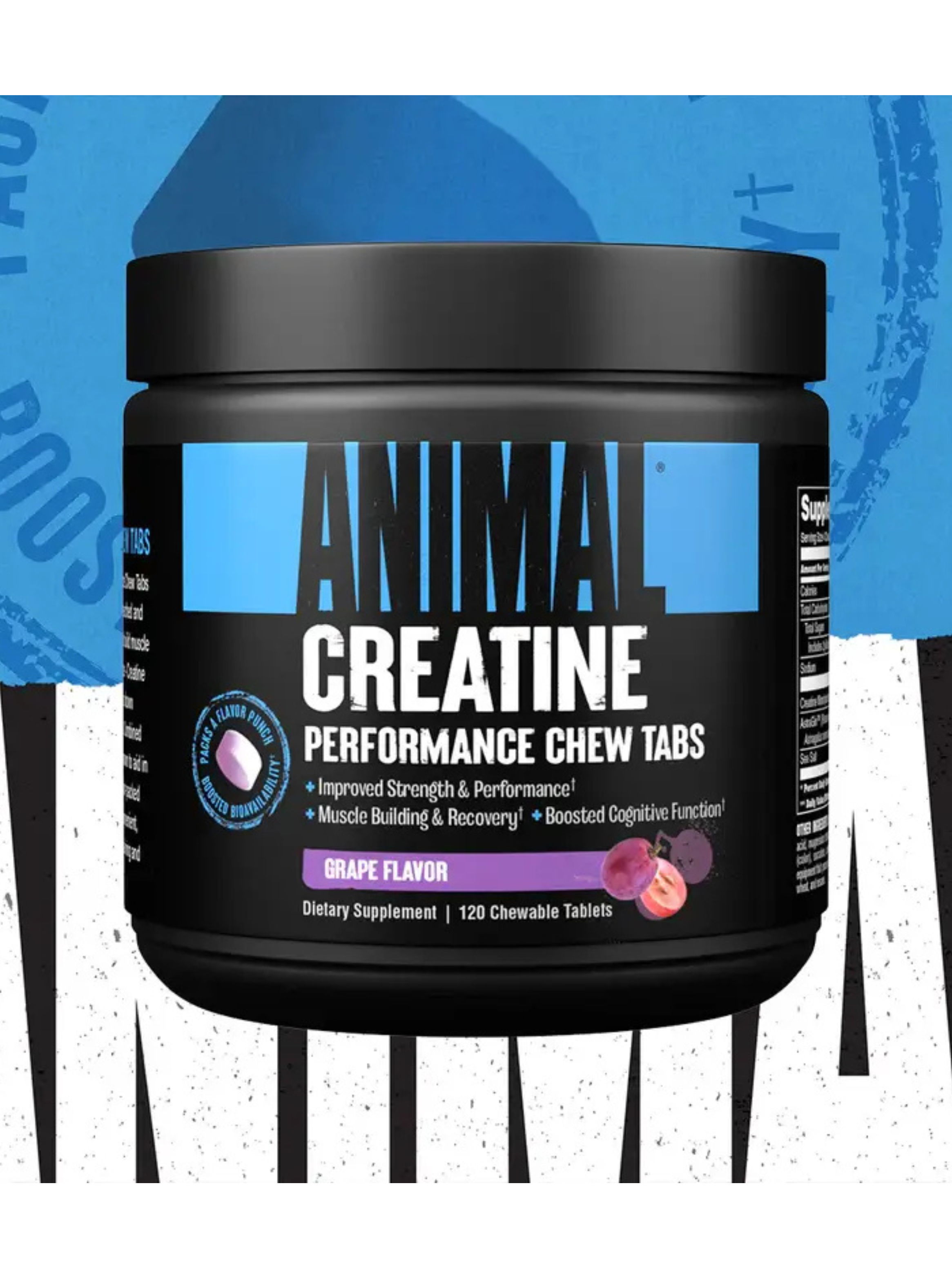 Creatina Chews 120 gomitas-2