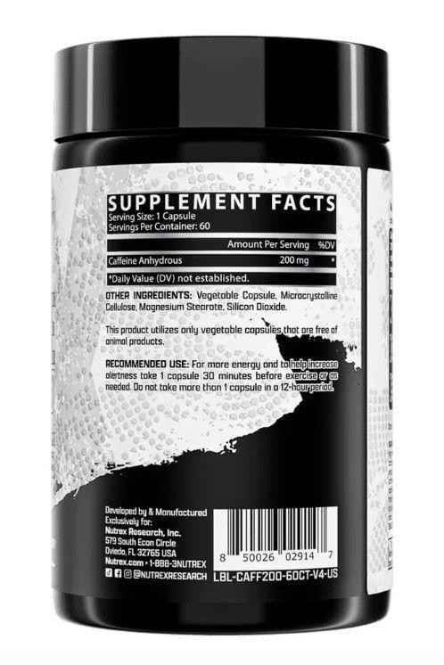 Nutrex Caffeine 200 mg 60 C psulas-2