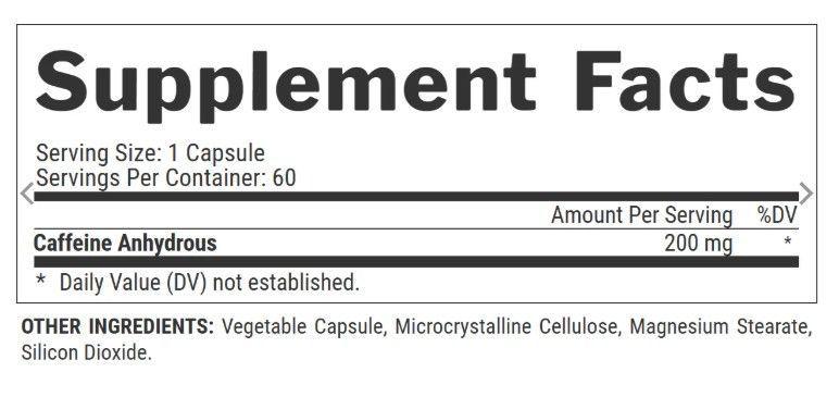Nutrex Caffeine 200 mg 60 C psulas-3