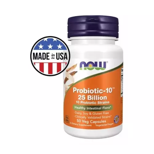 Probiotic-10™ 25 Billion – 50 Cápsulas Veganas-2