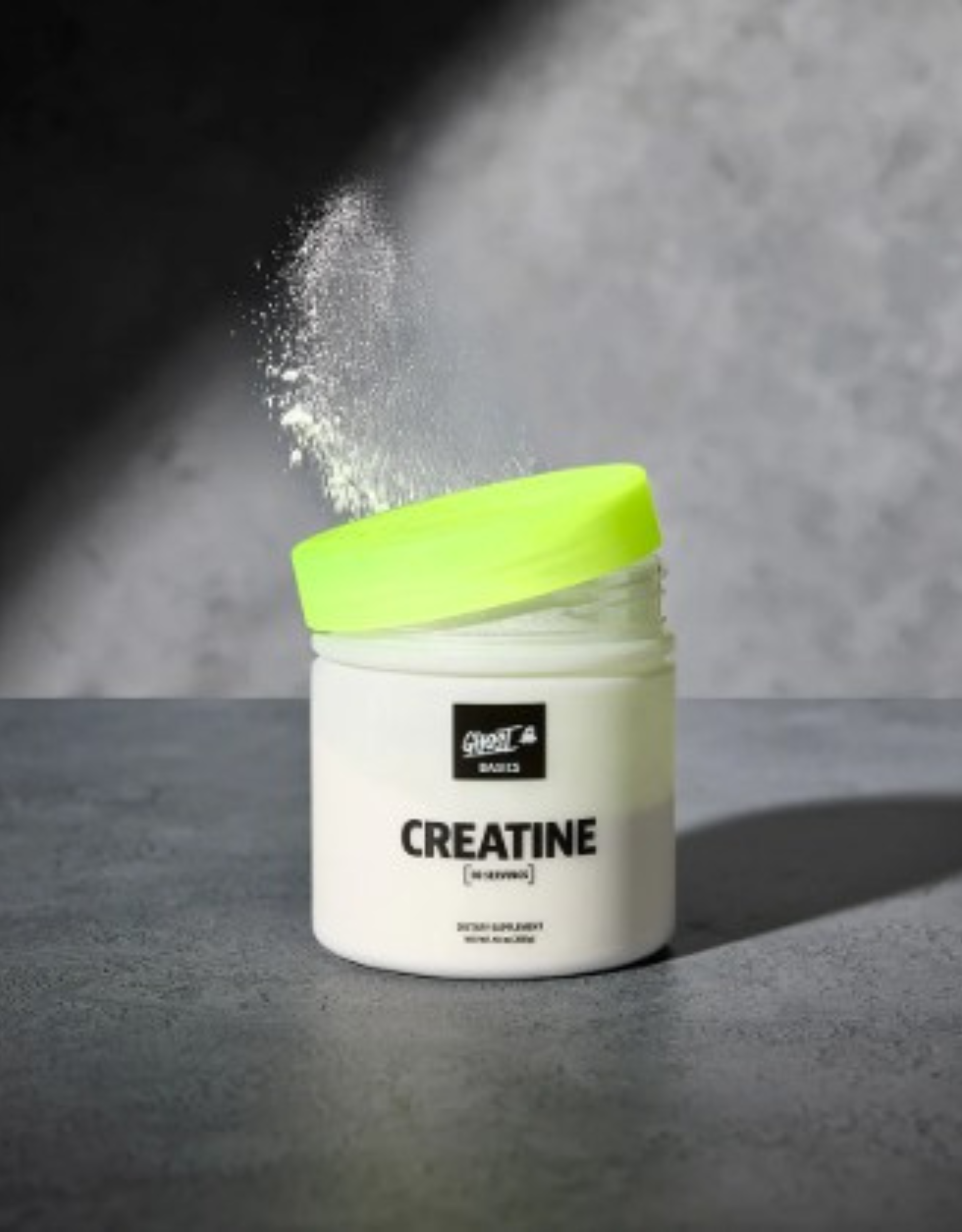 GHOST BASICS Creatine 259 g – Creatina Monohidratada Creapure-3