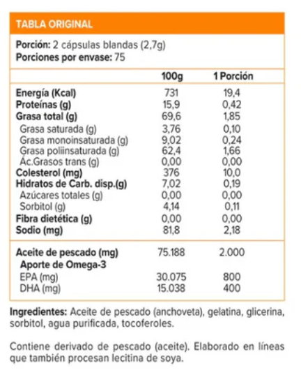UltraPure UP Omega 3 Aceite de Pescado (800 EPA / 400 DHA,120 cápsulas)-2