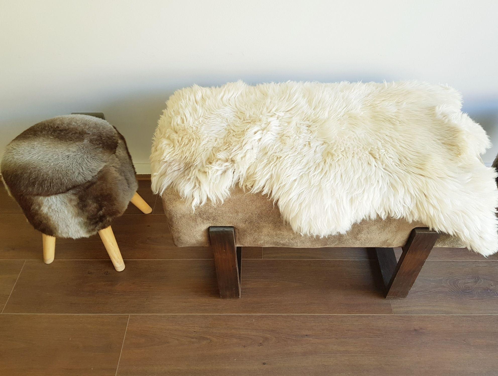 Alfombra de Apego de Oveja Lana Natural-6