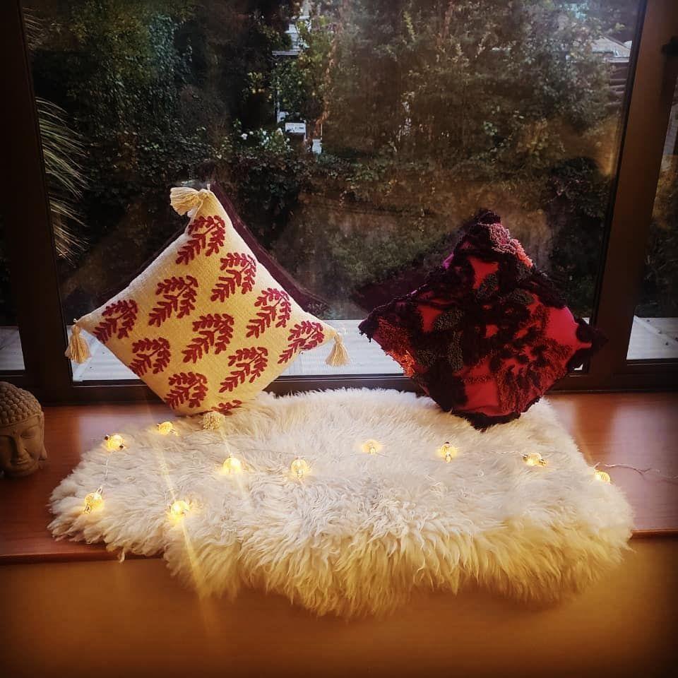 Alfombra de Apego de Oveja Lana Natural-7