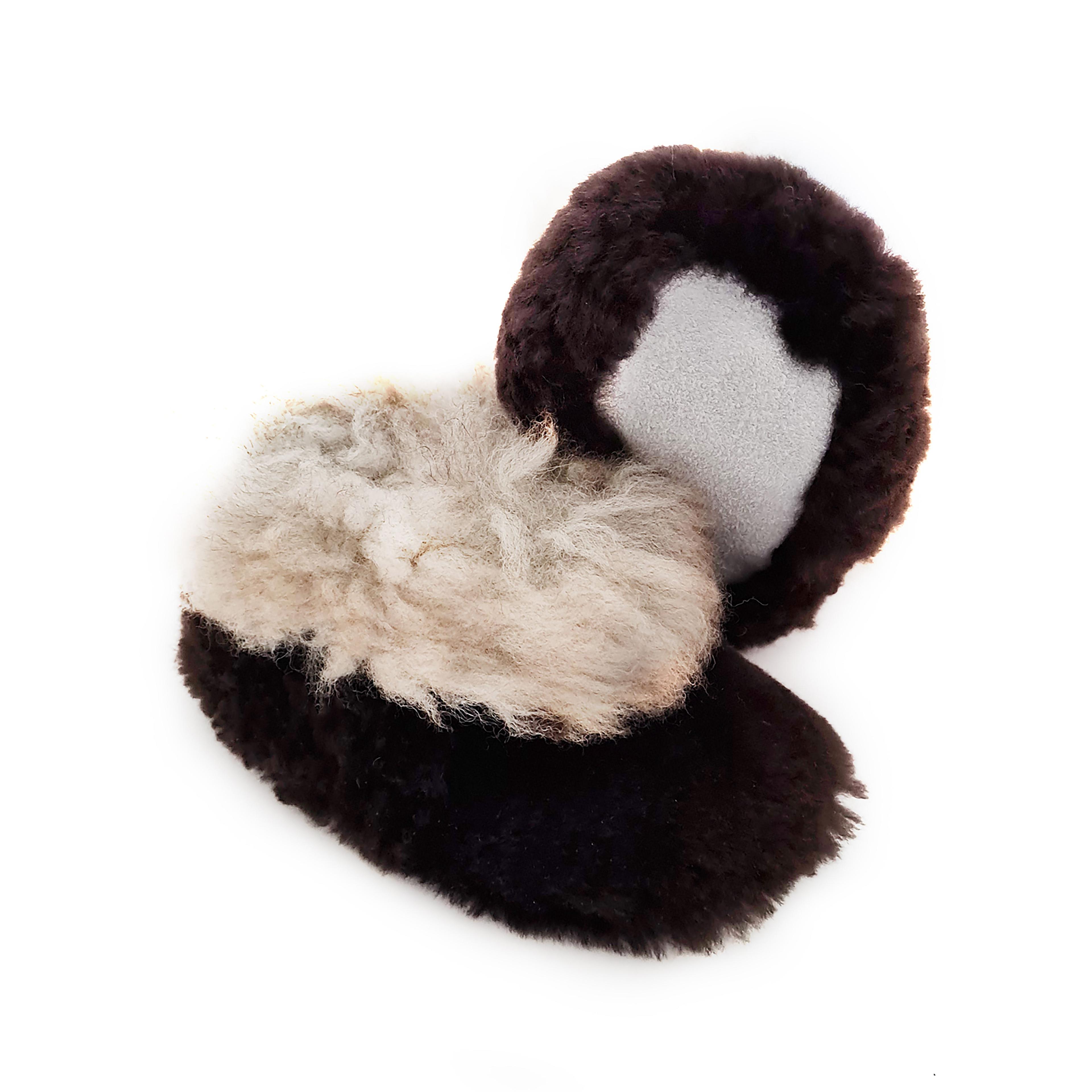 Pantuflas De Oveja Bicolor Tallas Infantil-1