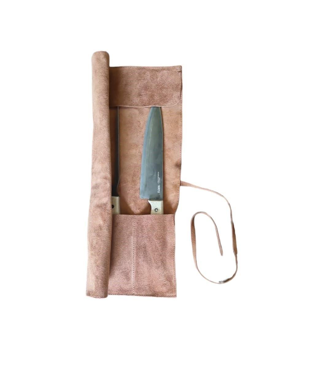 Bolso de Cuero Reno Parrillero Unisex Café Claro-2