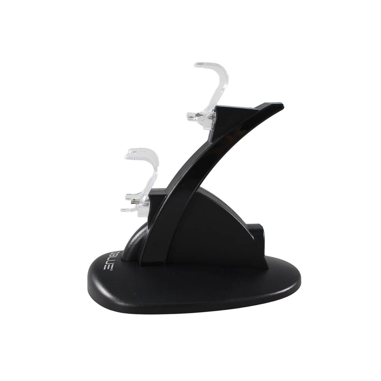 CARGADOR DUAL STAND PARA JOYSTICK PS4 - DBLUE - COLOR NEGRO-2