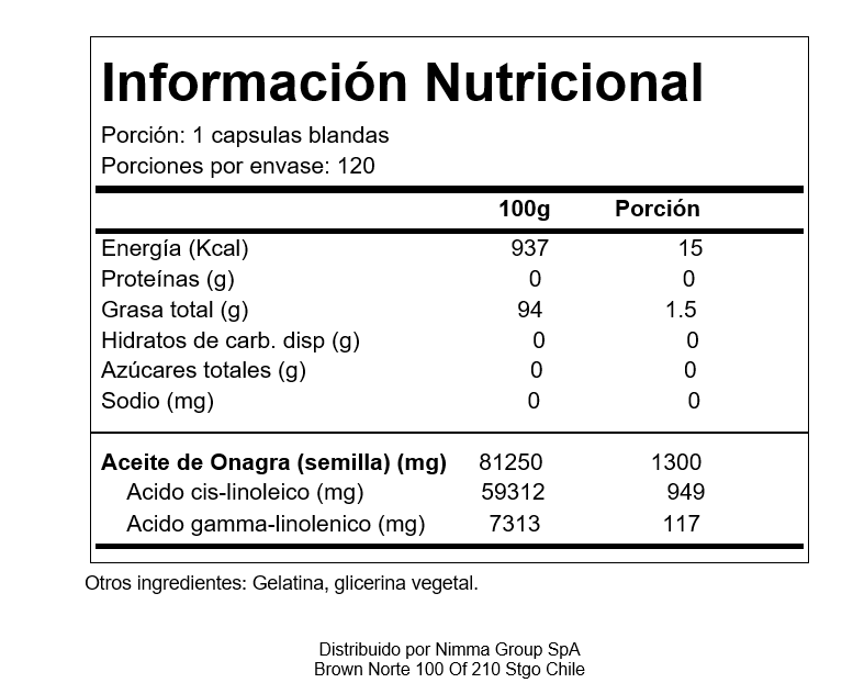 Evening Primrose 1300mg 120 Capsulas blandas PURITANS PRIDE-2