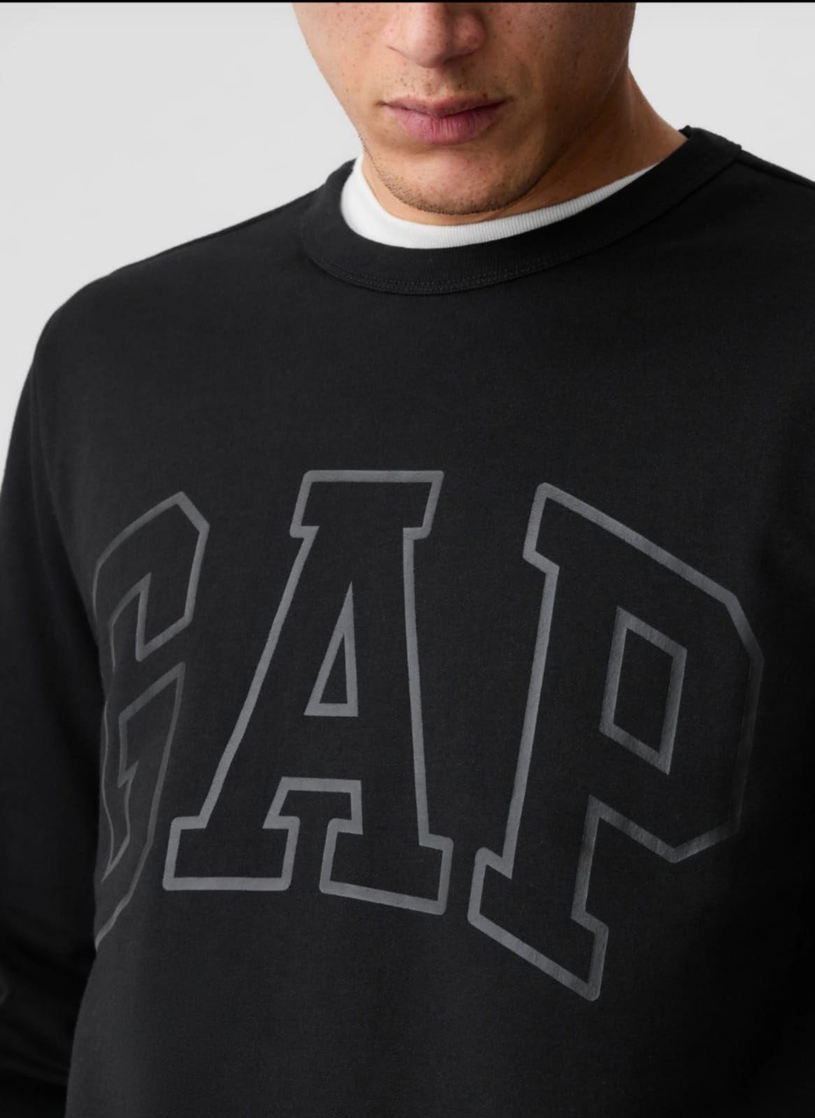 Poleron Sweater de Hombre Sin Gorro GAP color negro Talla S Cod. 0195-1