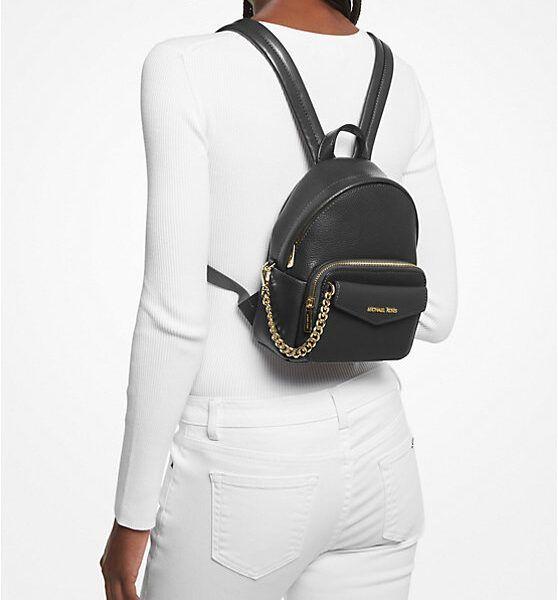 Mochila + Portadocumentos Mini MICHAEL KORS Negra Maicie Cod. 0873-2