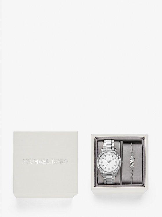  SET RELOJ Y PULSERA MICHAEL KORS CRISTALES SWAROVSKI COD. 7763-3
