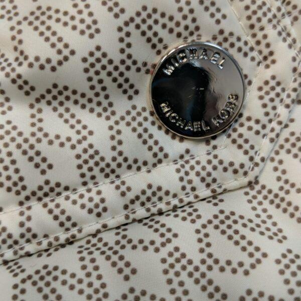 Chaqueta Gruesa / Parka de Dama MICHAEL KORS Vainilla con Gorro Talla XL Cod. 4697-2