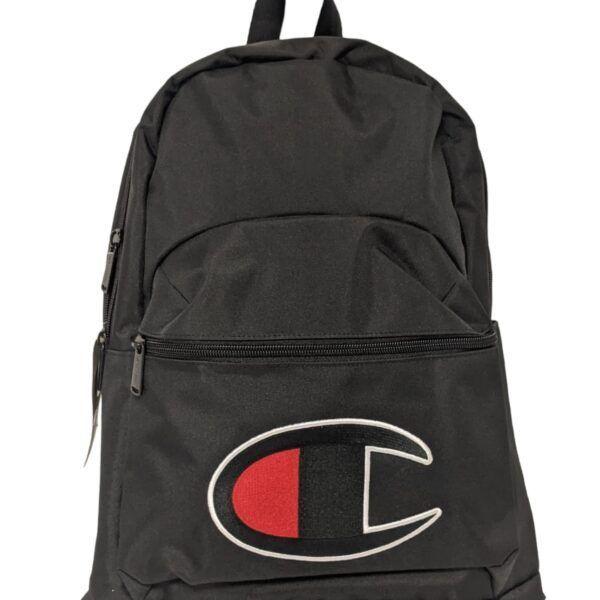 MOCHILA CHAMPION UNISEX COLOR NEGRO TALLA GRANDE 39 X 44 COD. 1212-0