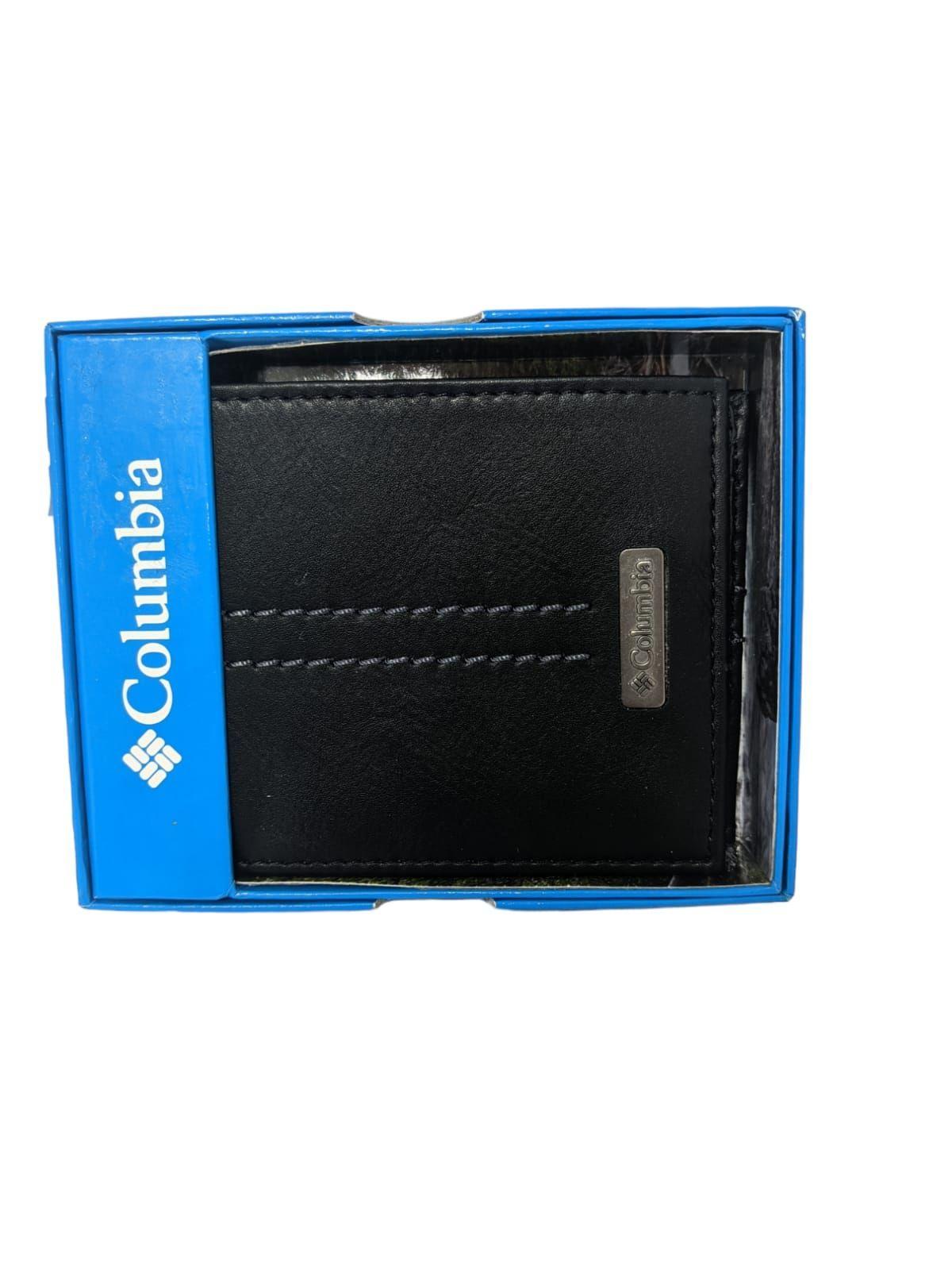 BILLETERA  HOMBRE COLUMBIA BIFOLD NEGRA COD. 0526-0