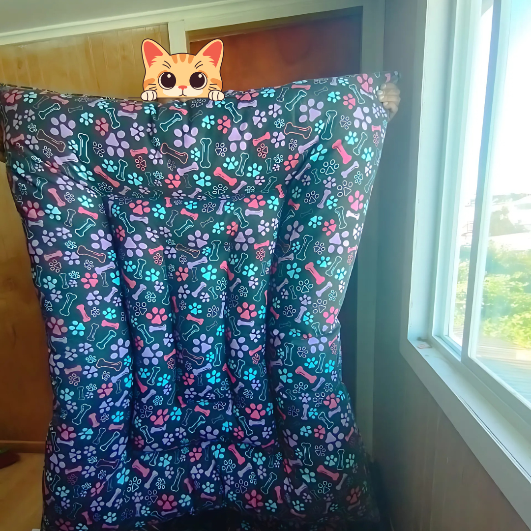 Cama Perro Lona Alta Densidad Impermeable | Fácil Limpieza | Perros Grandes y Chicos-2