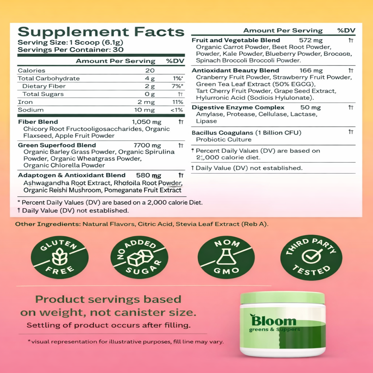 Bloom Greens Superfoods Batido De Vegetales Orange Passion-6