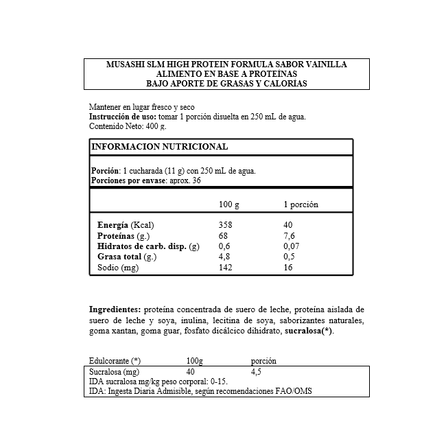 Slm High Protein Batido De Proteinas Whey Protein Para Bajar De Peso Vainilla-6