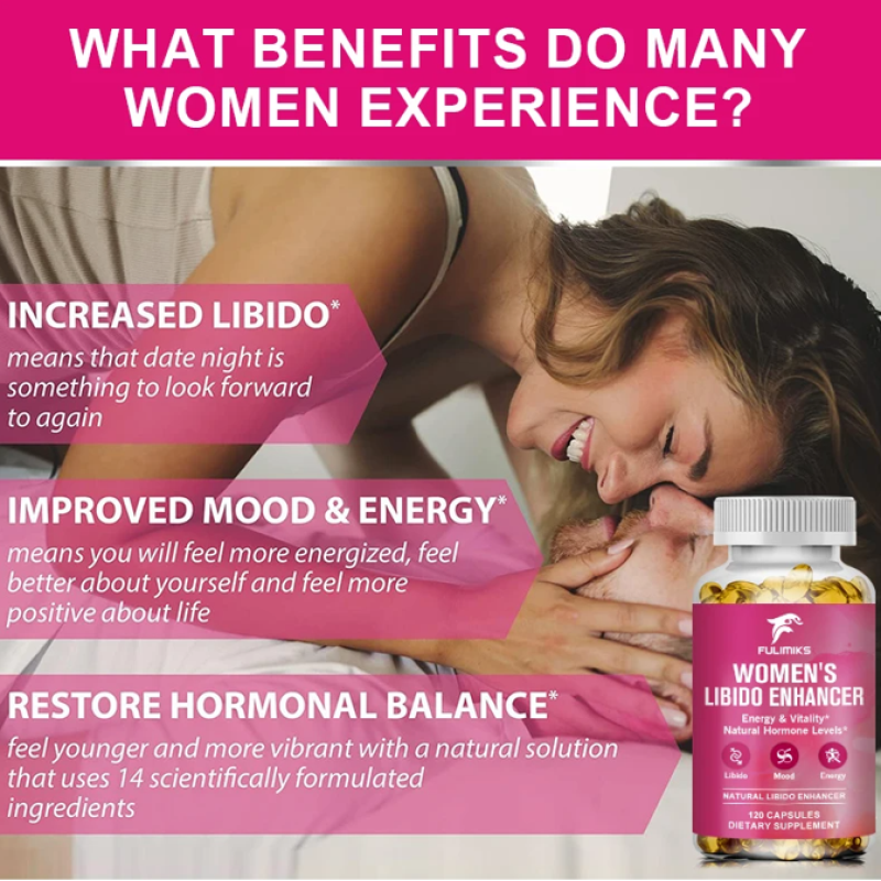 Womens Libido Max Enhancer Aumenta Deseo Y Energia Mujer 120 Softgel Caps-5
