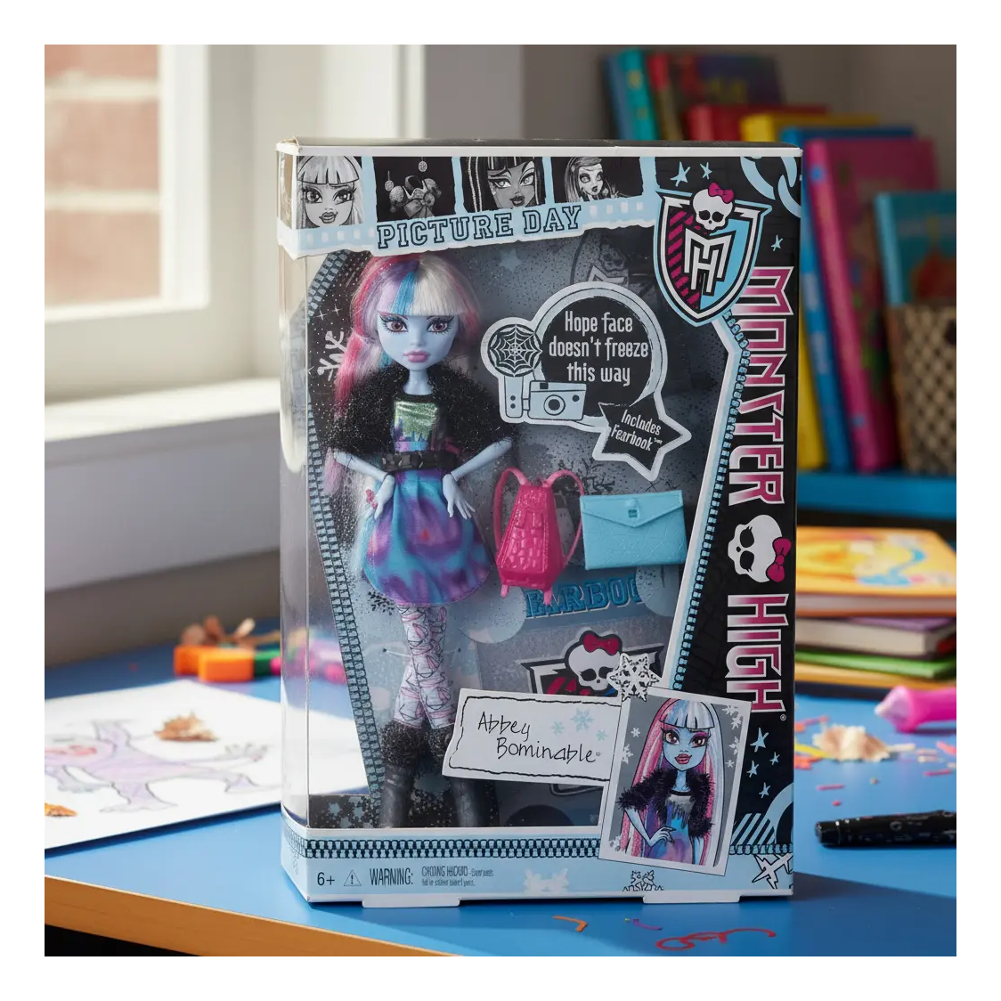 Monster High Doll Abbey Bominable Picture Day Muñeca-7