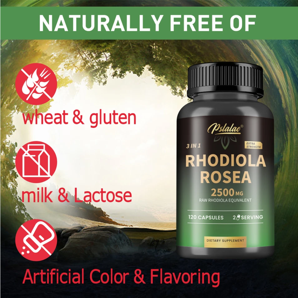 Suplemento Rhodiola Rosea 2500 mg Ashwagandha y L-Teanina Extra Strength Pslalae-4