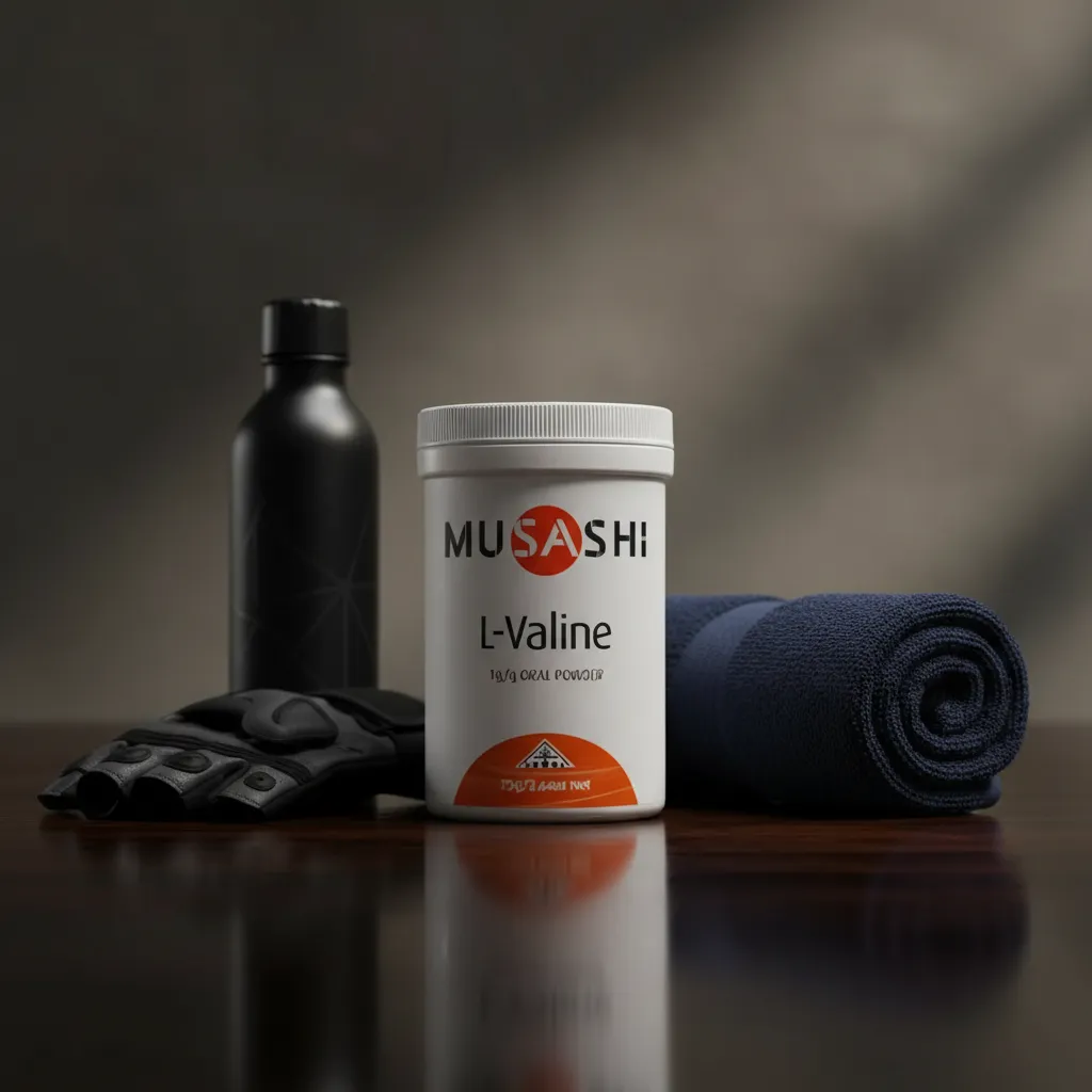 Musashi Aminoacidos Bcaa L-Valina 2500mg Valina 75gr en polvo sin sabor-2