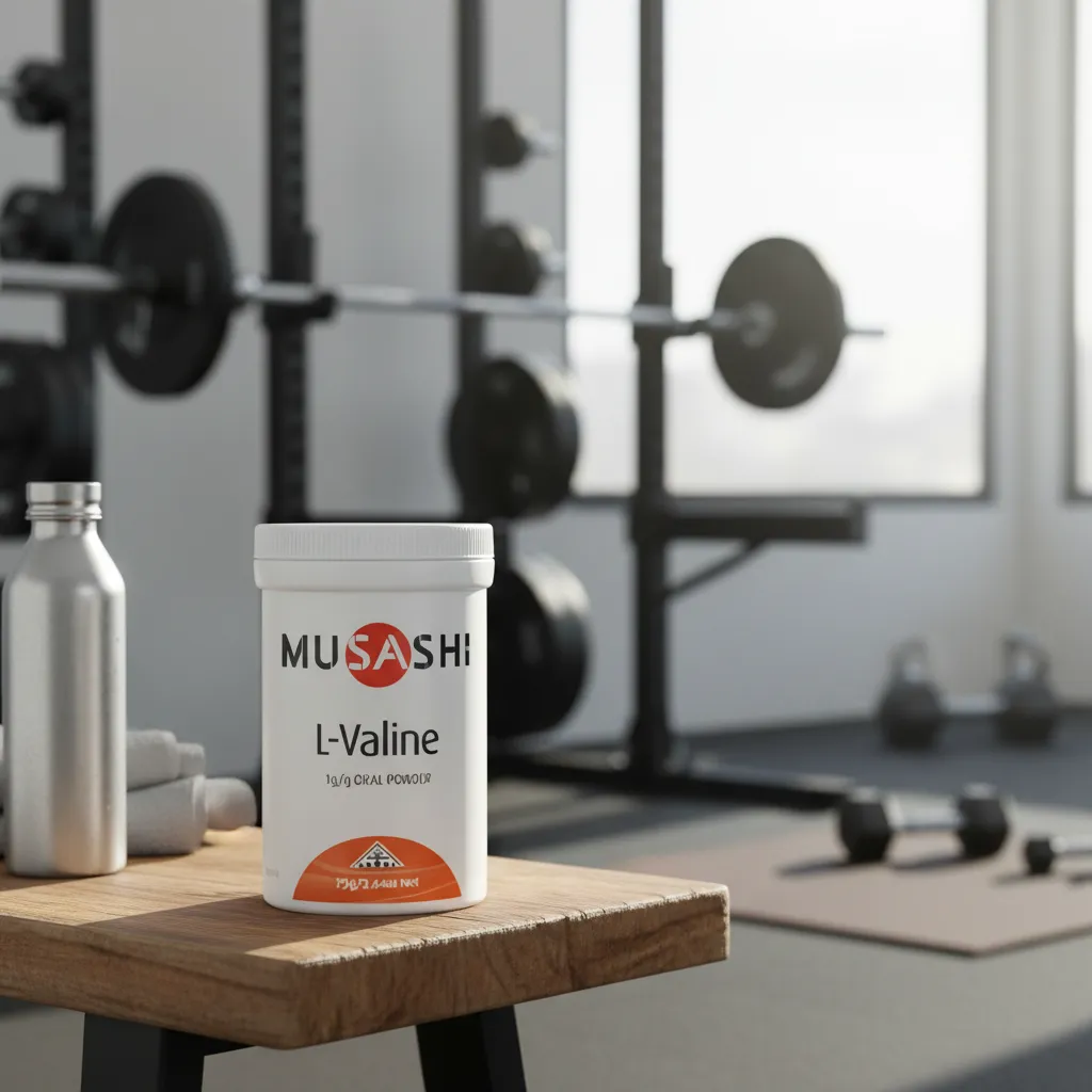 Musashi Aminoacidos Bcaa L-Valina 2500mg Valina 75gr en polvo sin sabor-4