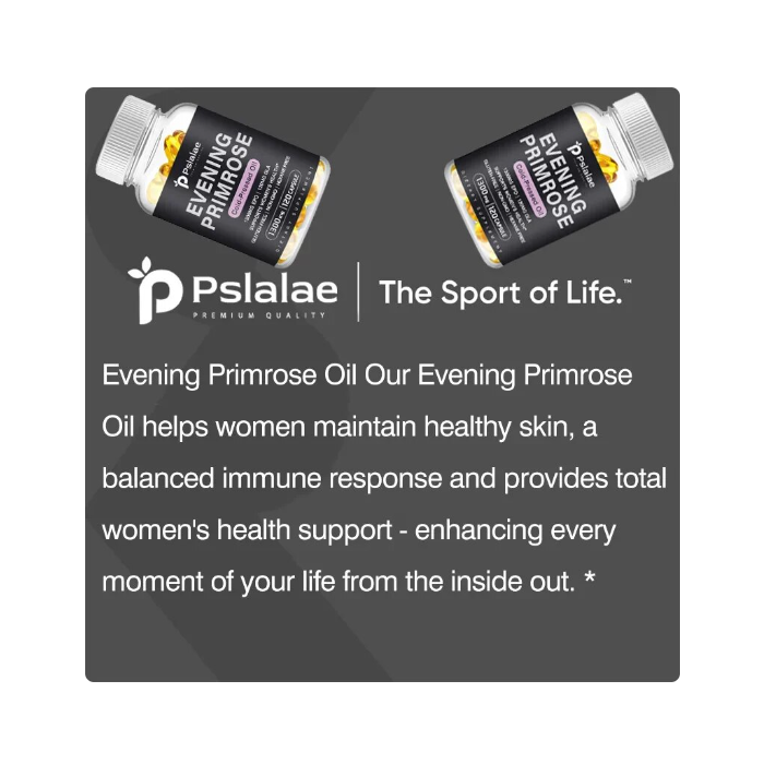 Evening Primrose Oil 1300mg Omega 6 Aceite De Onagra 120 Softgels-7