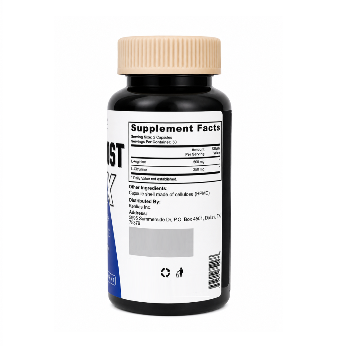 Testboost Max 750mg Impulso Estamina Y Vitalidad 100caps-7