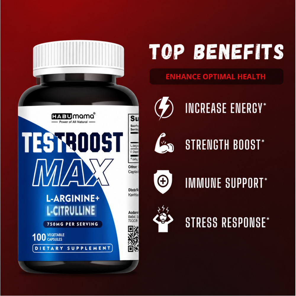 Testboost Max 750mg Impulso Estamina Y Vitalidad 100caps-5