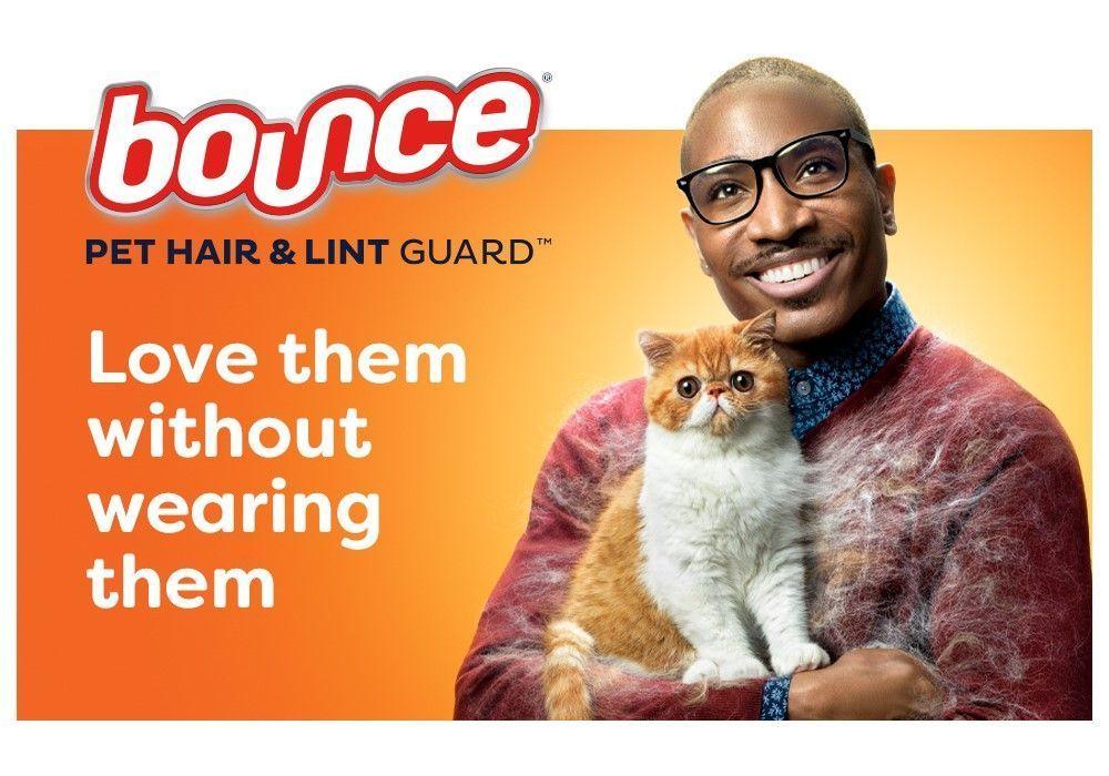 Bounce Suavizante en Hojas para Secadora de Ropa Repele Pelo de Mascotas-1
