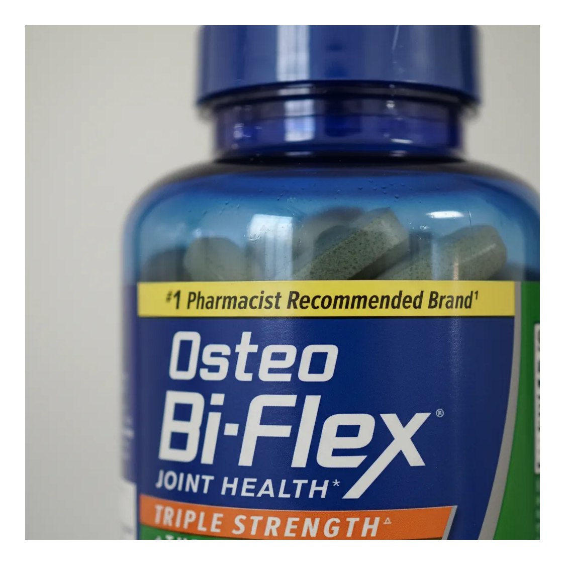 Osteo Bi-flex Triple Strength Glucosamina + Curcuma Turmeric 220 Tabs New Color-4