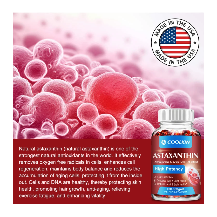 Astaxantina Bioastin High Potency 24mg Potente Antioxidante 120 Softgel Caps-2