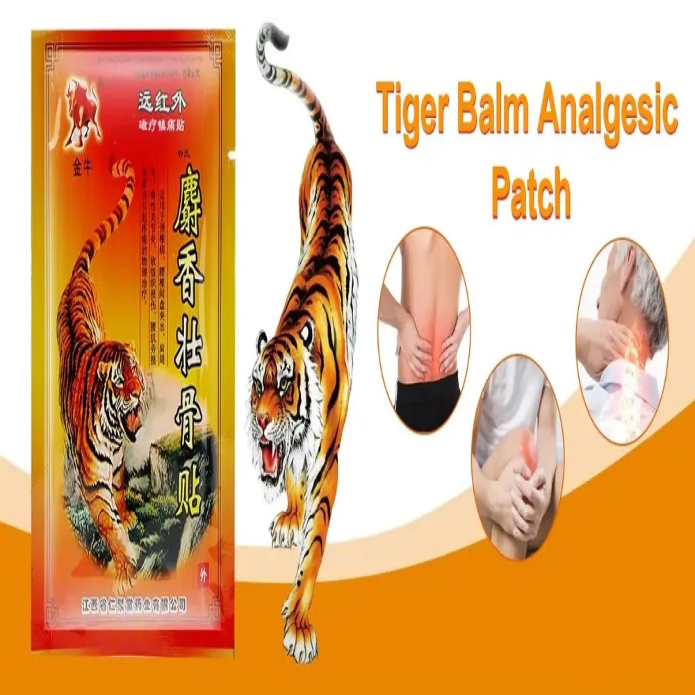 Balsamo De Tigre Parches Alivio Dolor Tiger Balm Patch 8 Un-3