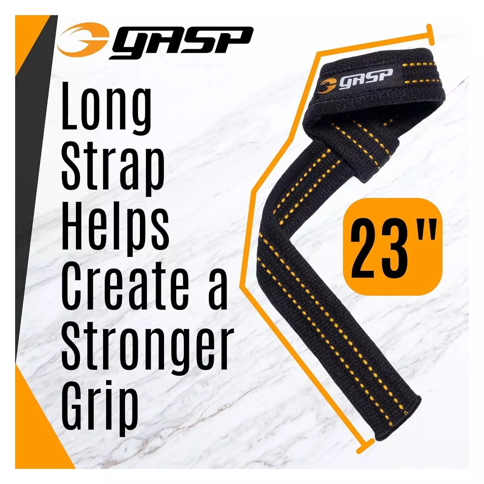 Agarres De Entrenamiento Pesas Gasp Power Lifting Straps-3