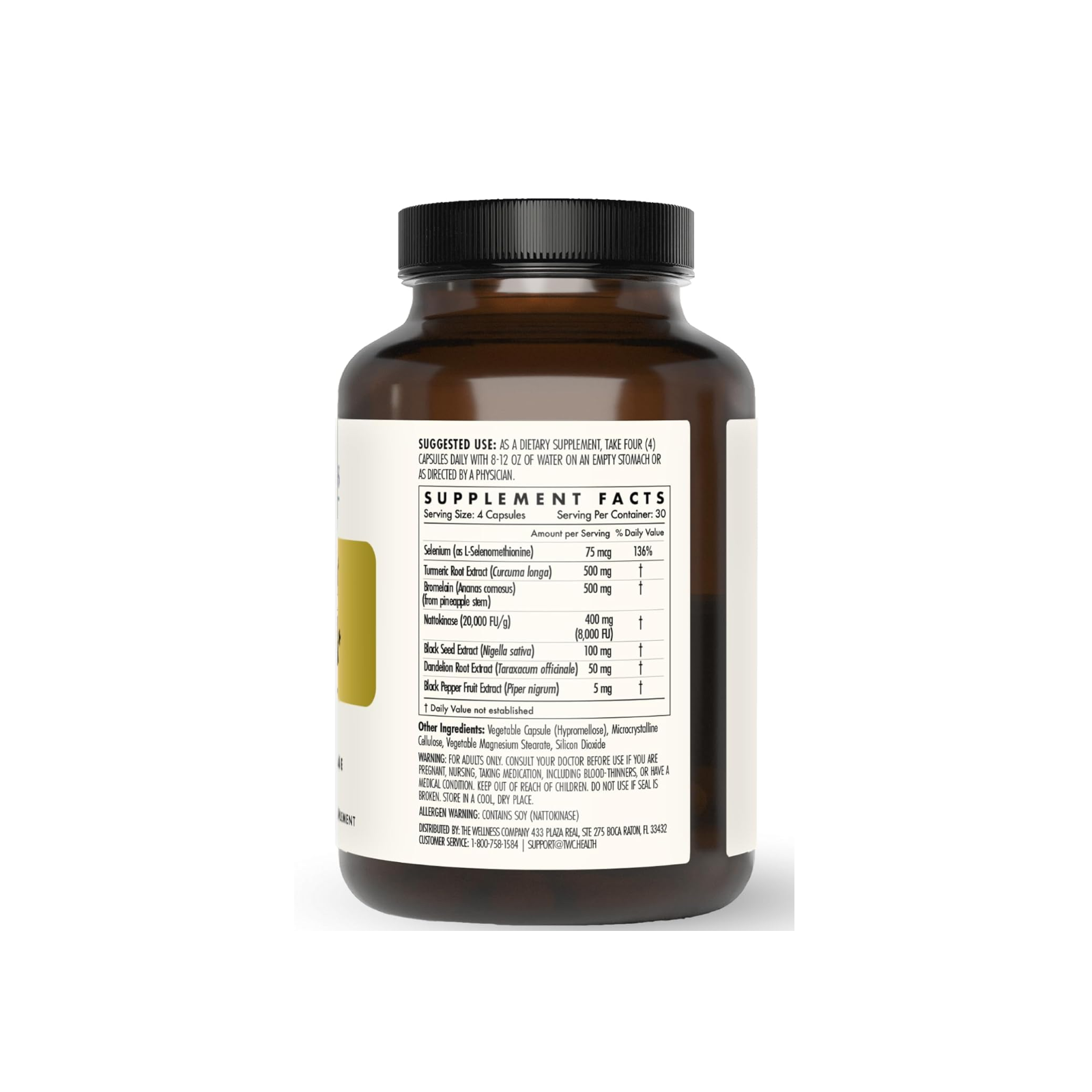 Ultimate Spike Detox 3 En 1 Nattokinasa Curcuma Selenio 60 caps-5