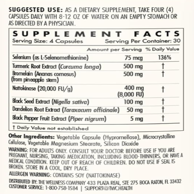 Ultimate Spike Detox 3 En 1 Nattokinasa Curcuma Selenio 60 caps-6