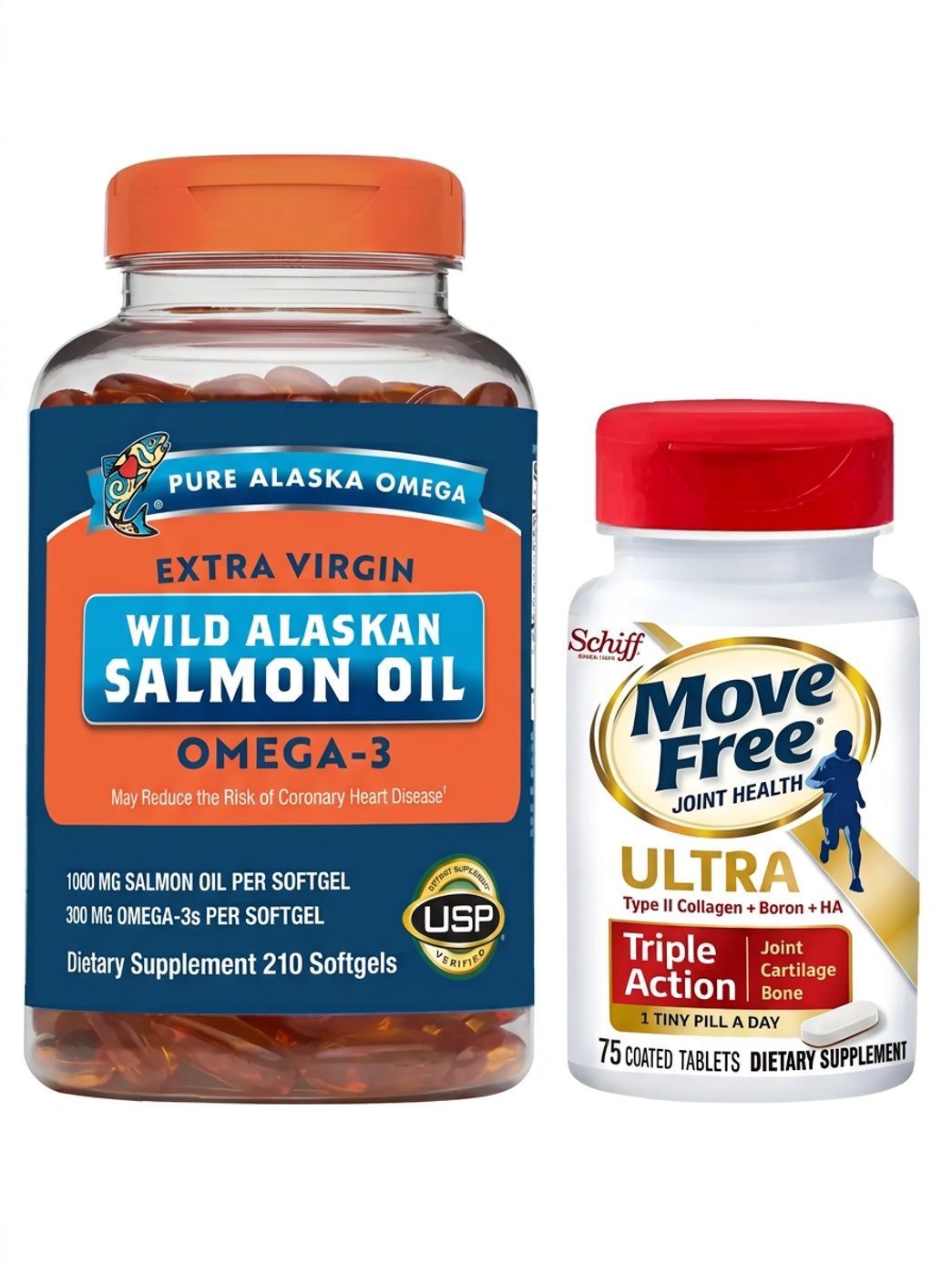 Move Free Ultra Triple Colageno + Omega 3 Salmon Oil 210caps-0