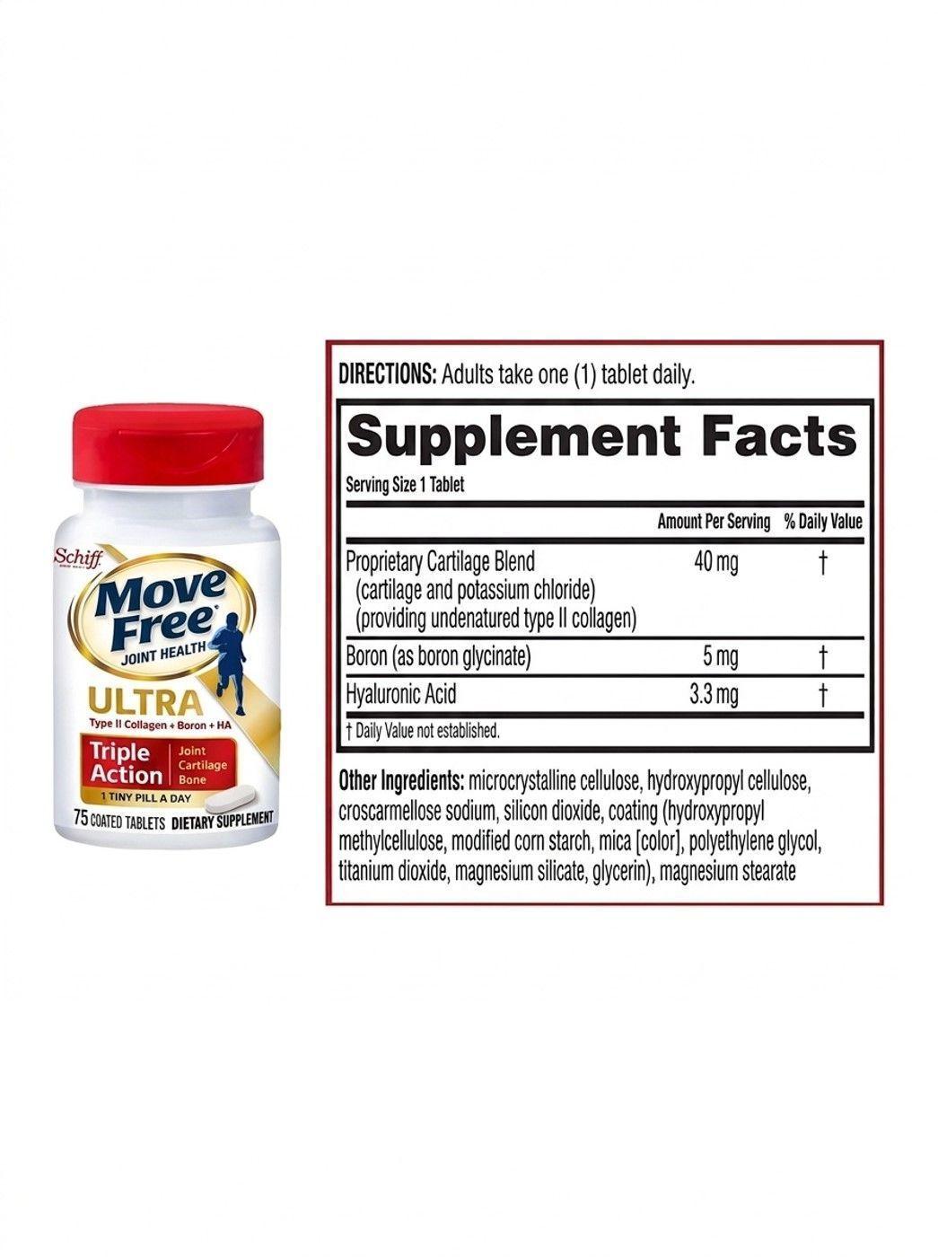 Move Free Ultra Triple Colageno + Omega 3 Salmon Oil 210caps-5