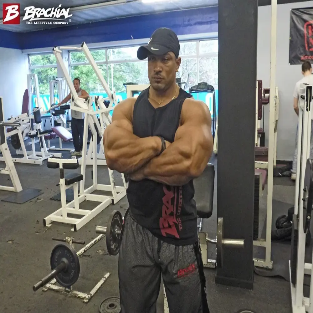 Brachial Polera Sin Mangas Musculosa Gym Heat Tank-top Talla S-3