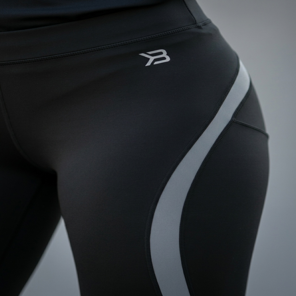 Better Bodies Calza Leggins Gimnasio Mujer Curve Black Grey-3
