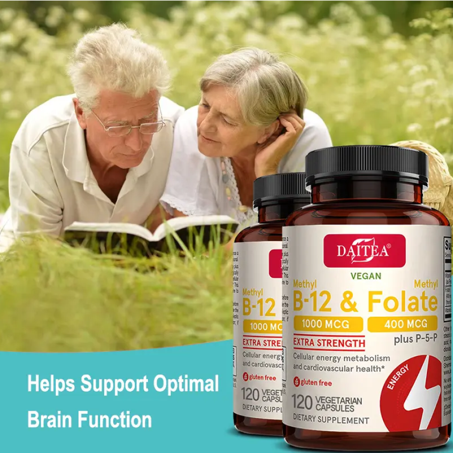 Methyl Folato 5 Mthf + B12 Vitamina B6 Activa Equilibrio Metabolico 120caps-4