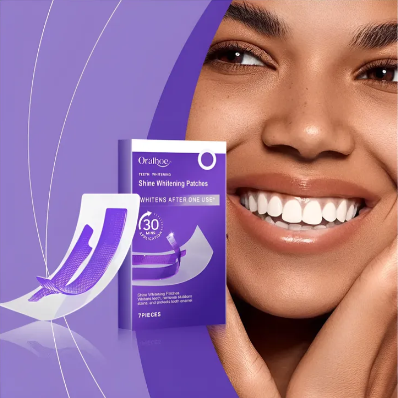V34 Purple Whitestrips Cintas Blanqueadoras Dientes 28 Unid-7