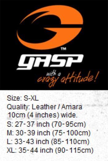 Cinturon De Pesas Para el Gimnasio Gasp Power Belt Cuero Talla M-3