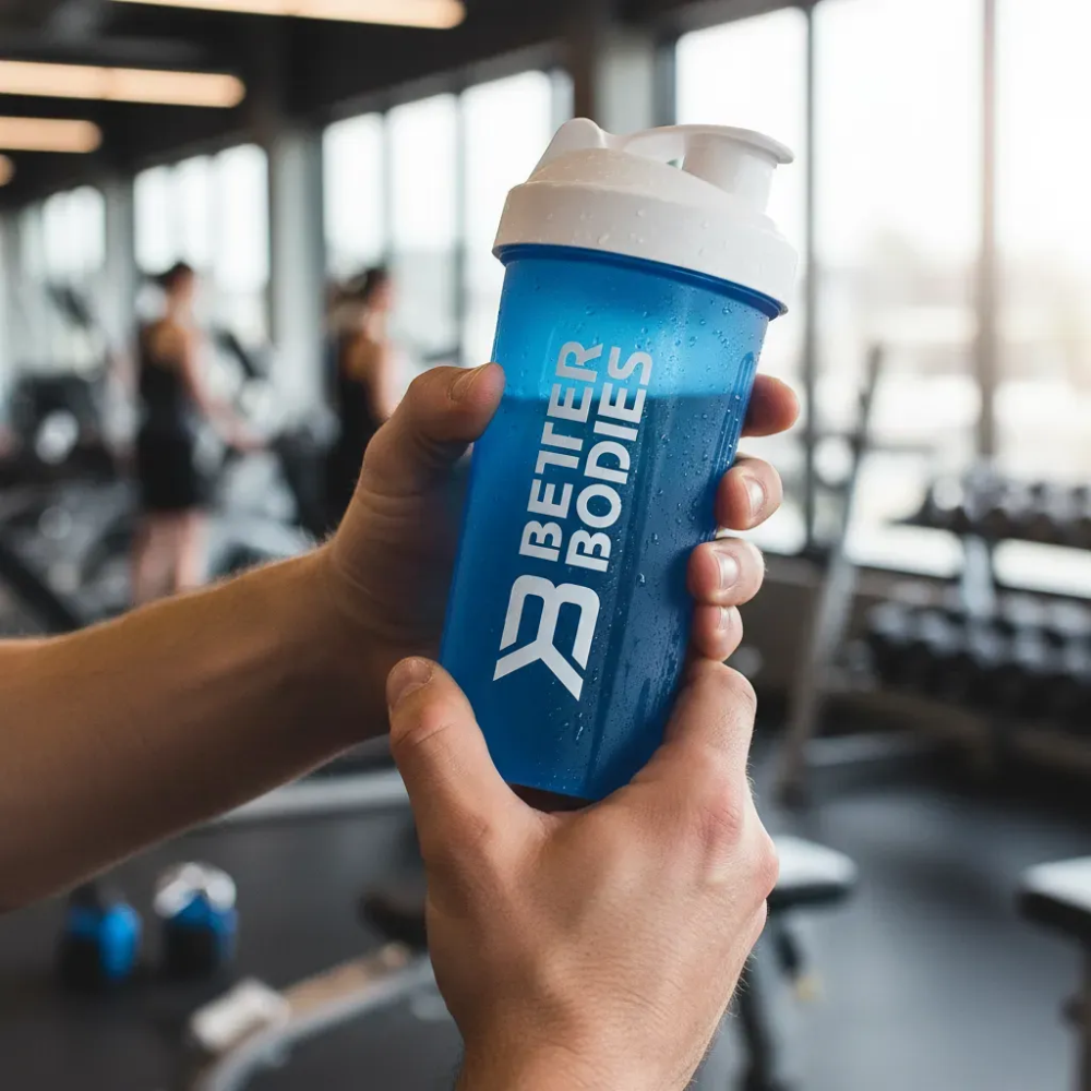 Better Bodies Fitness Shaker Mezclador 600ml Strong Blue-2