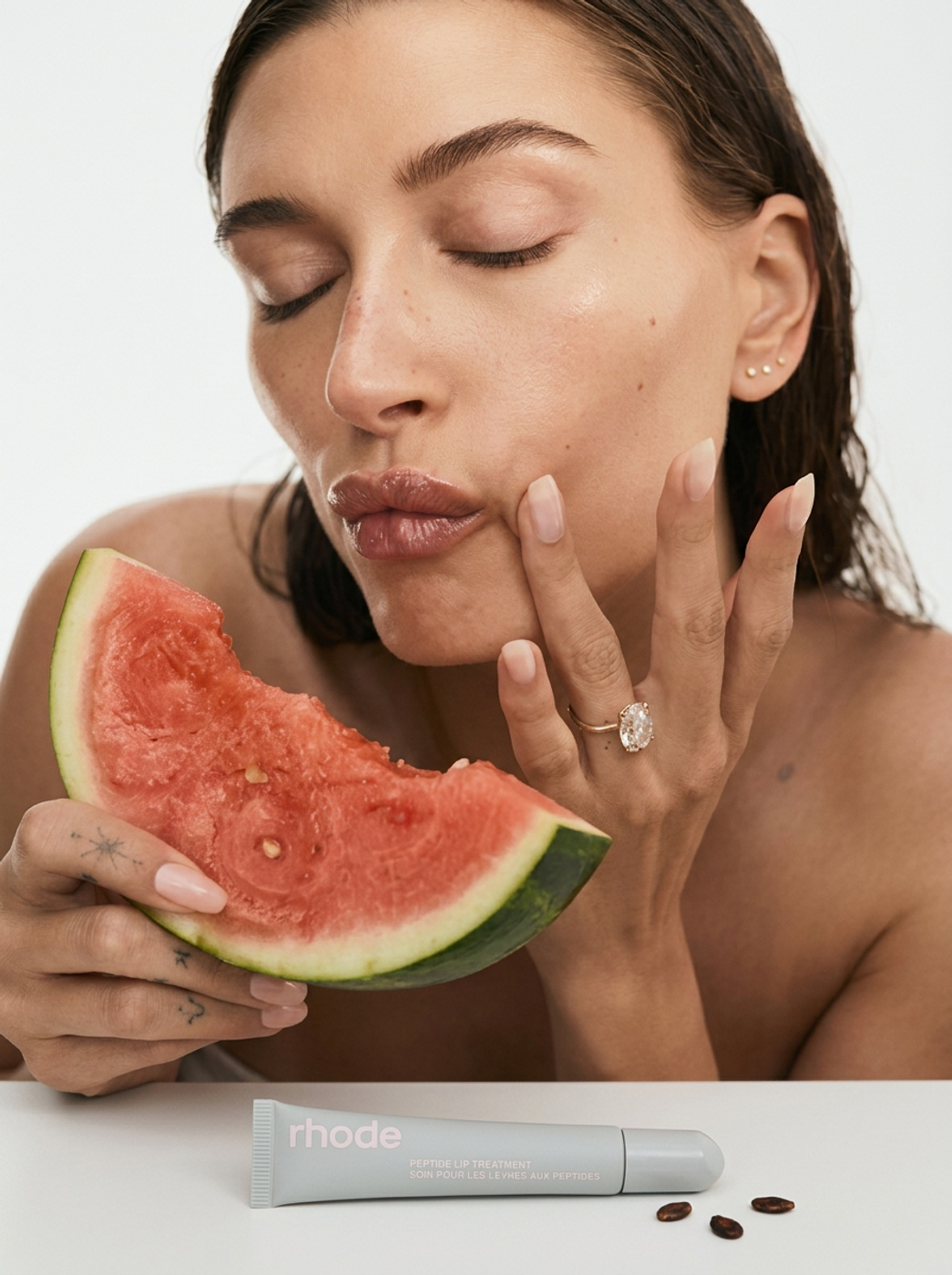 Rhode Peptide Lip Tint  Tratamiento Labial De Peptidos Watermelon Slice -4