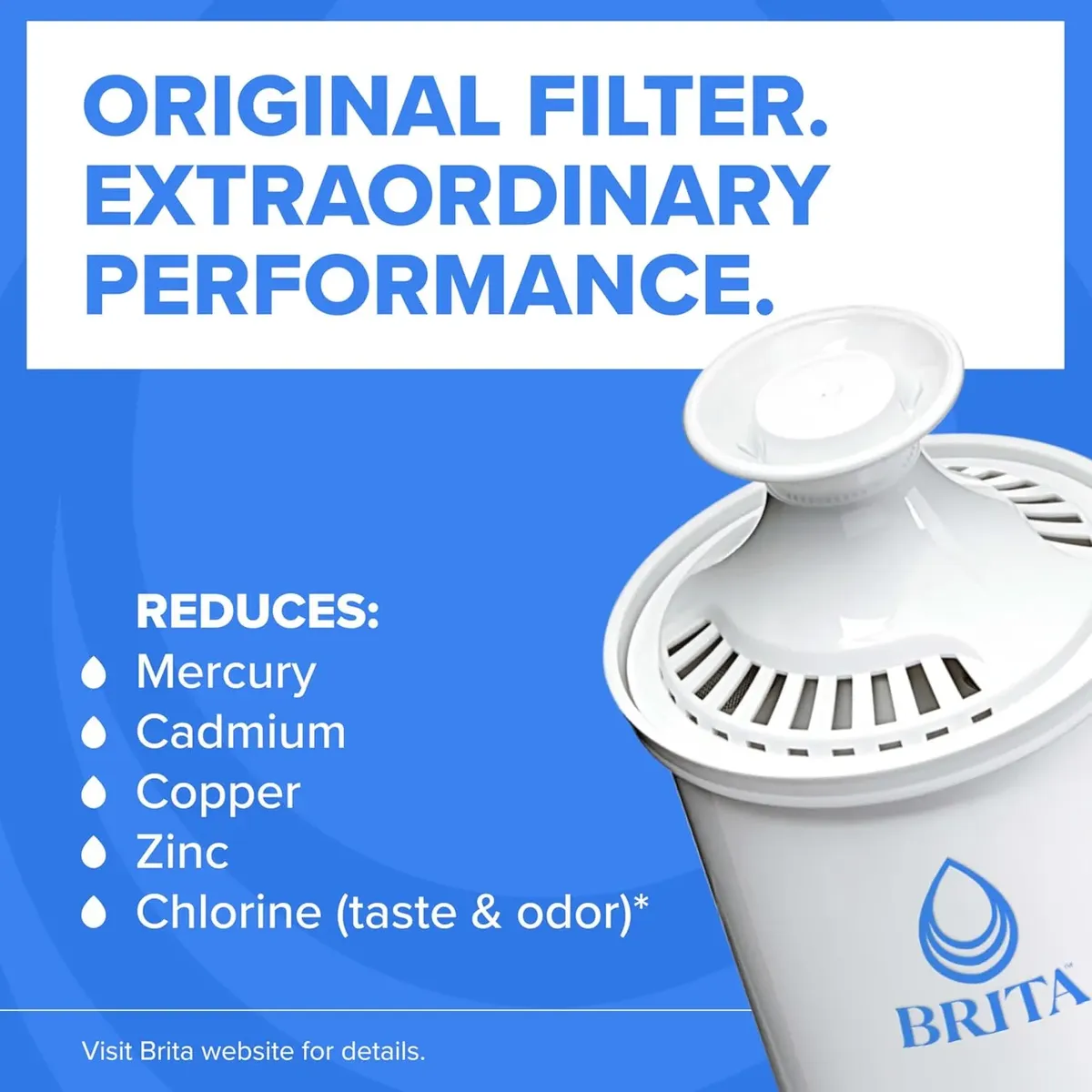 3 Filtro Brita Purificador Agua + 4 Pastillas Lavadora Plink-4
