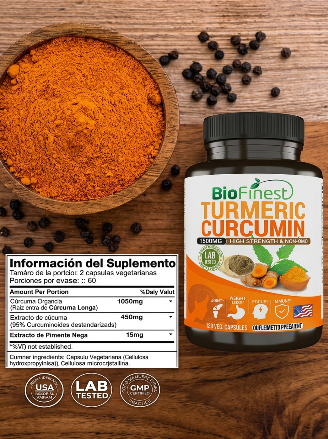 Osteo Bi-flex Triple Strength 200c + Curcuma Turmeric 120c -7