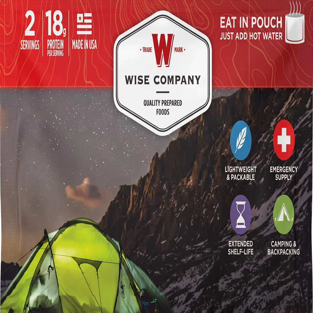 Wise Eggs Huevos Revueltos Liofilizados  Proteina 24 Raciones Camping-3