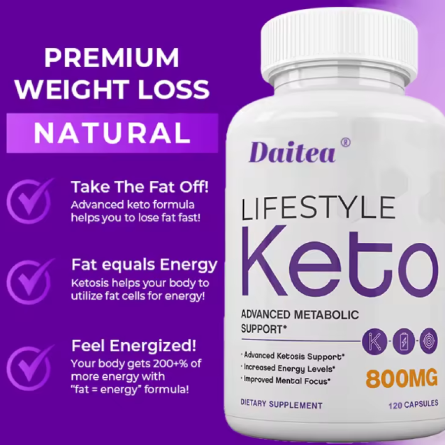 Daitea Keto Quemador De Grasas 800mg Soporte Metabolico-4
