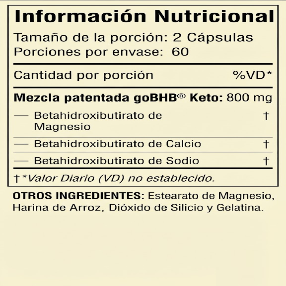 Daitea Keto Quemador De Grasas 800mg Soporte Metabolico 120 caps-7